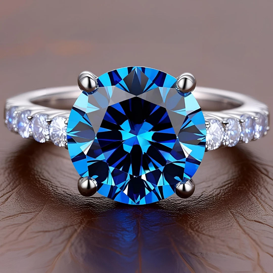 6.10 CT Blue Diamond