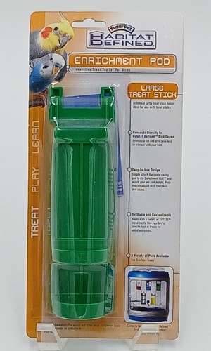 Habitat Defined Bird Cage Toy Enrichment Pod Super Pet Treat Play Learn NEW - Picture 8 of 11