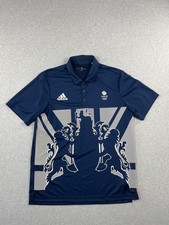 Team GB 2016 Olympics Rugby Sevens Jersey Mens L Navy Adidas Great Britain