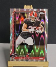 2025 Topps Chrome #17 Tyler Allgeier RAYWAVE REFRACTOR Falcons Football Card