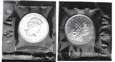 Canada 5 DOLLARI 2007 Maple Leaf 1oz Argento St, Inscelato 136118