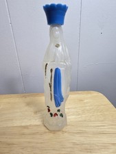 Our Lady Of Lourdes Plastic Figural Holy Water Bottle 6 1/4" Tall