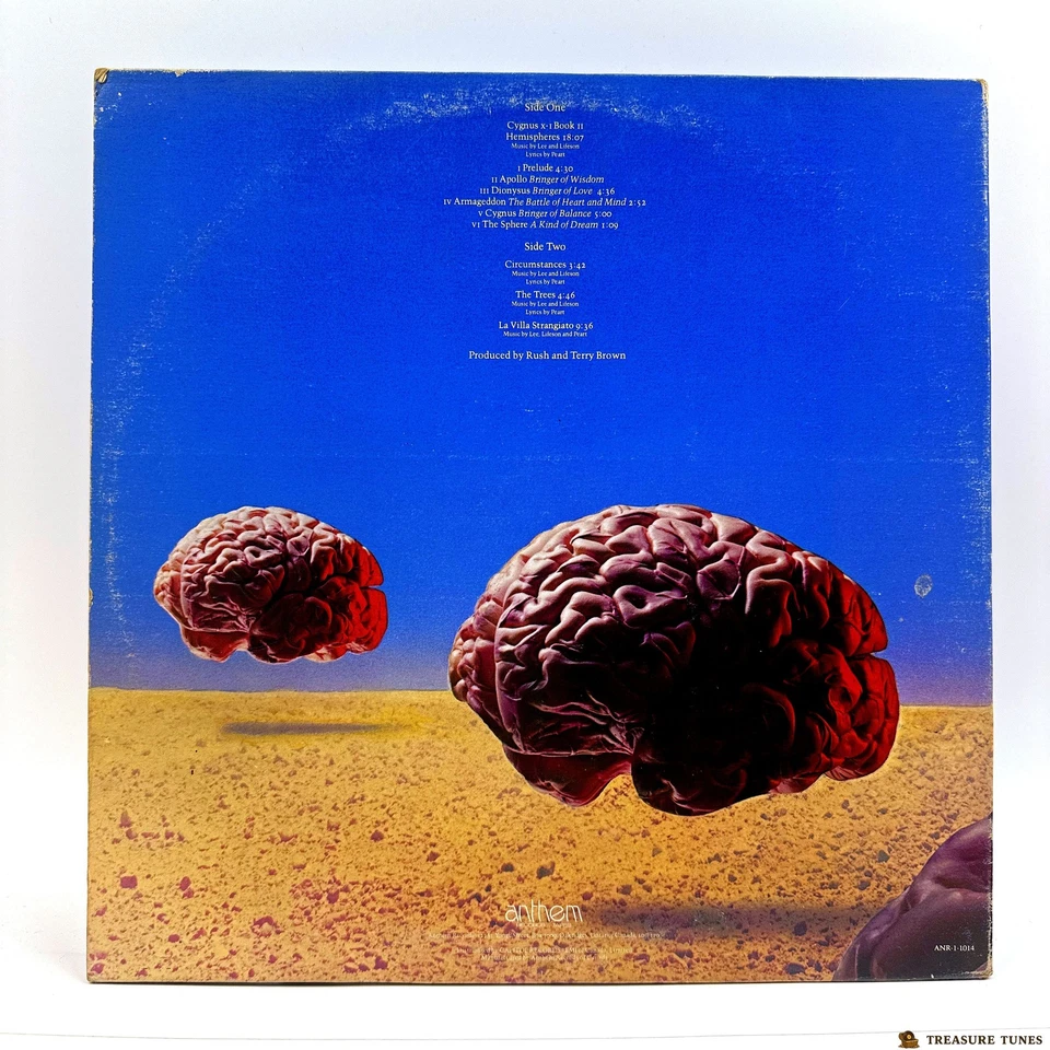 Rush – Hemispheres Vinyl (LP, Album) ANR-1-1014 - Image 3 of 4