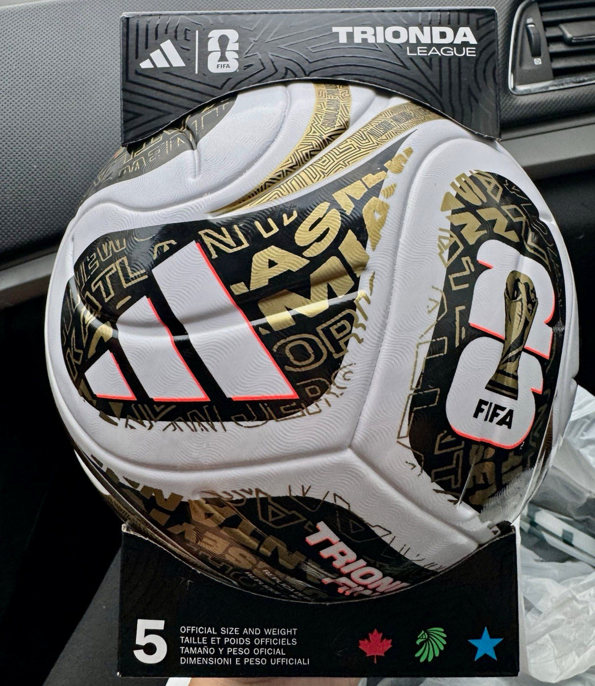 Official Adidas FIFA World Cup 2026 Trionda League Finals Soccer Ball