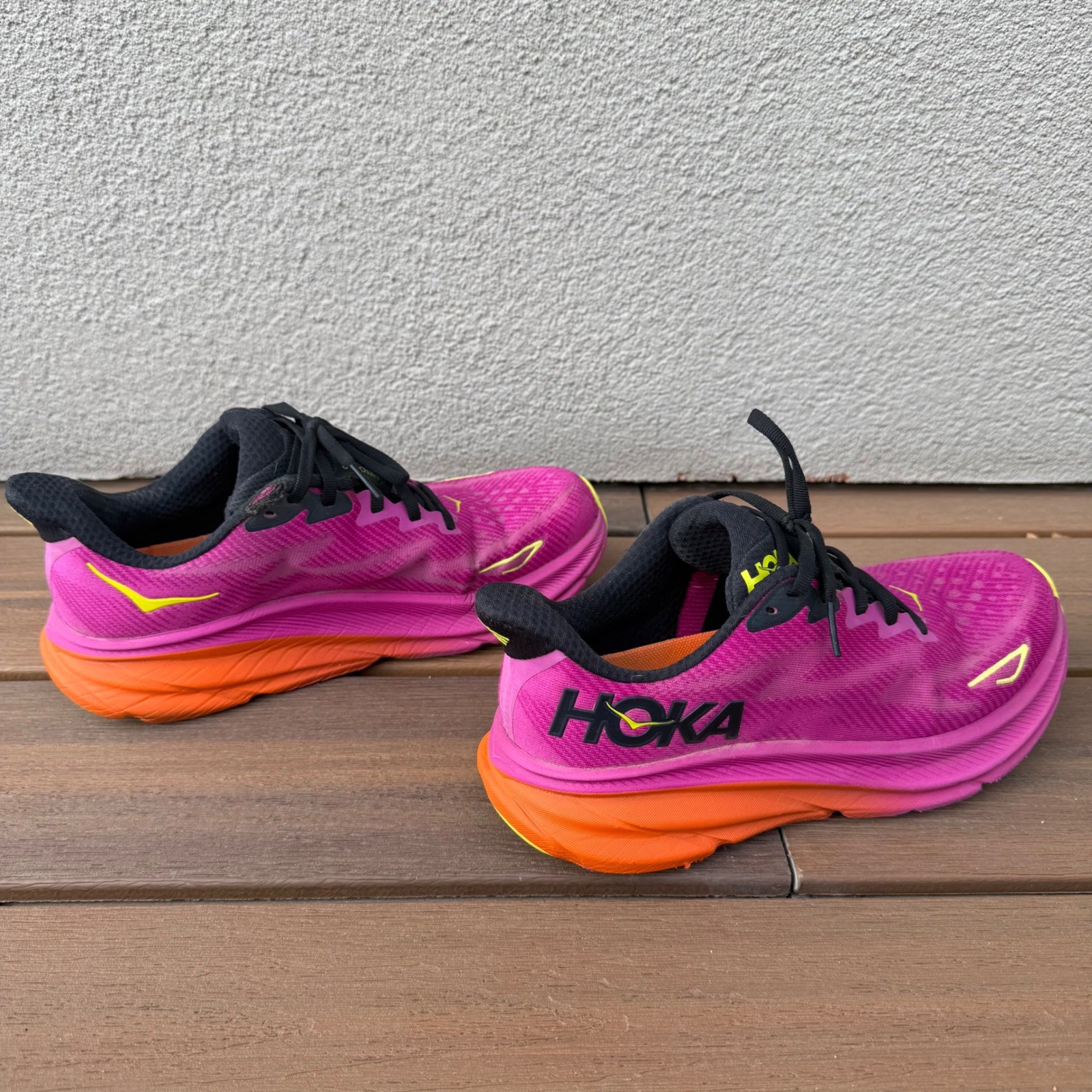 Hoka Clifton 9 Women's 8.5 Festival Fuchsia Pink Running Shoes Cushioned Road thumbnail 5