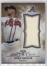 2015 Topps Triple Threads Unity Single Jumbo Relics Sepia 5/27 Mike Minor 0y6s