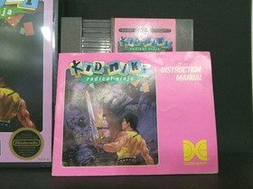 Kid Niki: Radical Ninja (Nes)(1987)[Rare] 5 Screw Variant! HTF! w Manual See Pic