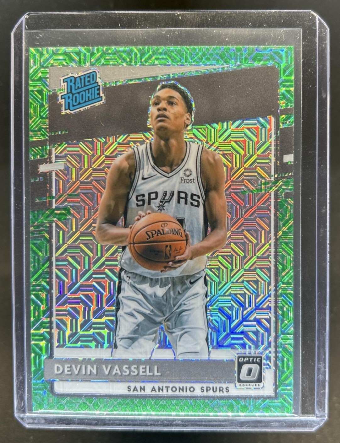2020-21 Donruss Optic Devin Vassell Choice Dragon Prizm RC Rated Rookie #161