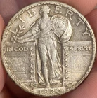 1920-D Standing Liberty Quarter Sharp Choice AU