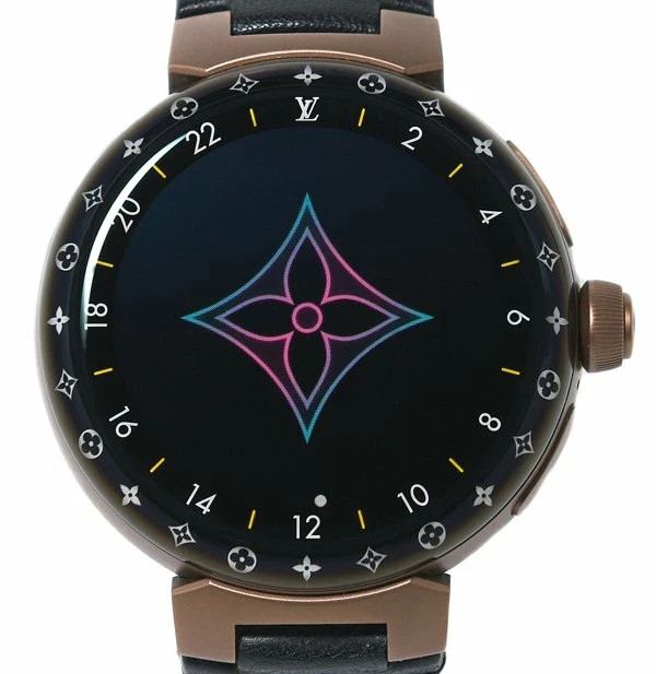 Louis Vuitton QAD02Z Tambour Horizon Light Up Matte Brown