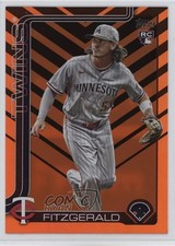 2025 Topps Update Holiday Orange & Black Foil Ryan Fitzgerald #US308 1i3j