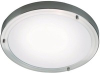 Moderne Weiß StäHlern IP44/IP43 Flache Deckenleuchten 2X40W/E27