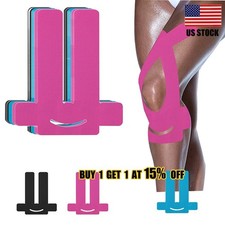 24pcs Precut Kinesiology Tape for Knee 4 Colors Elastic Breathable Athletic Tape