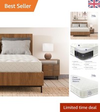 Breathable Cooltouch European Single Mattress 90x200cm - Ideal for Kids & Guests