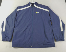 Vintage Reebok Jacket Mens XL Blue Full Zip W...
