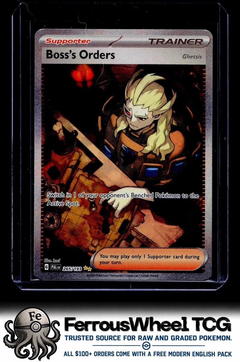 Boss's Orders 265/193 Sv02: Paldea Evolved | Updated Oct 2026