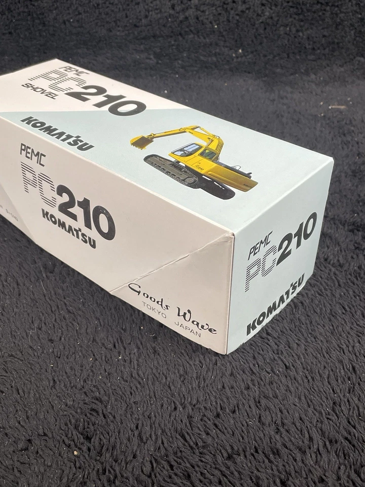 Komatsu PC210 PEMC Excavator Goodswave 1:43 Scale Diecast Model Vtg Tokyo JAPAN - Image 4 of 4