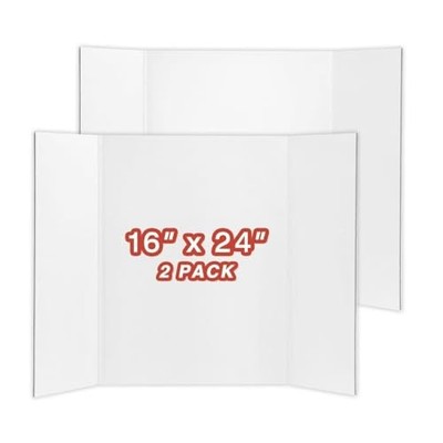 Chell Mini Size Trifold Poster Board, 16'' x4'' Corrugated Project Small 2