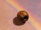 ANCIENT SOUTH EAST ASIAN PYU BANDED GLASS HEIRLOOM BEAD BEAD 77-7.8 mm WORN — photo 5