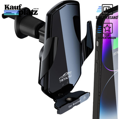 Handyhalterung Auto mit Ladefunktion 15W Qi Induktives Laden für iPhone Samsung