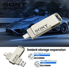 2TB Sony USB Flash Drive High Speed Type C PenDrive 1TB 512GB 256GB Metal Stick