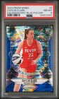 Caitlin Clark 2024 Panini WNBA Prizm Blue Pulsar Kaleidoscopic RC /199 PSA 8