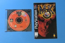 Mortal Kombat 3 MK3 1995 Ps1 PlayStation 1 Black Label Disk with Original Manual