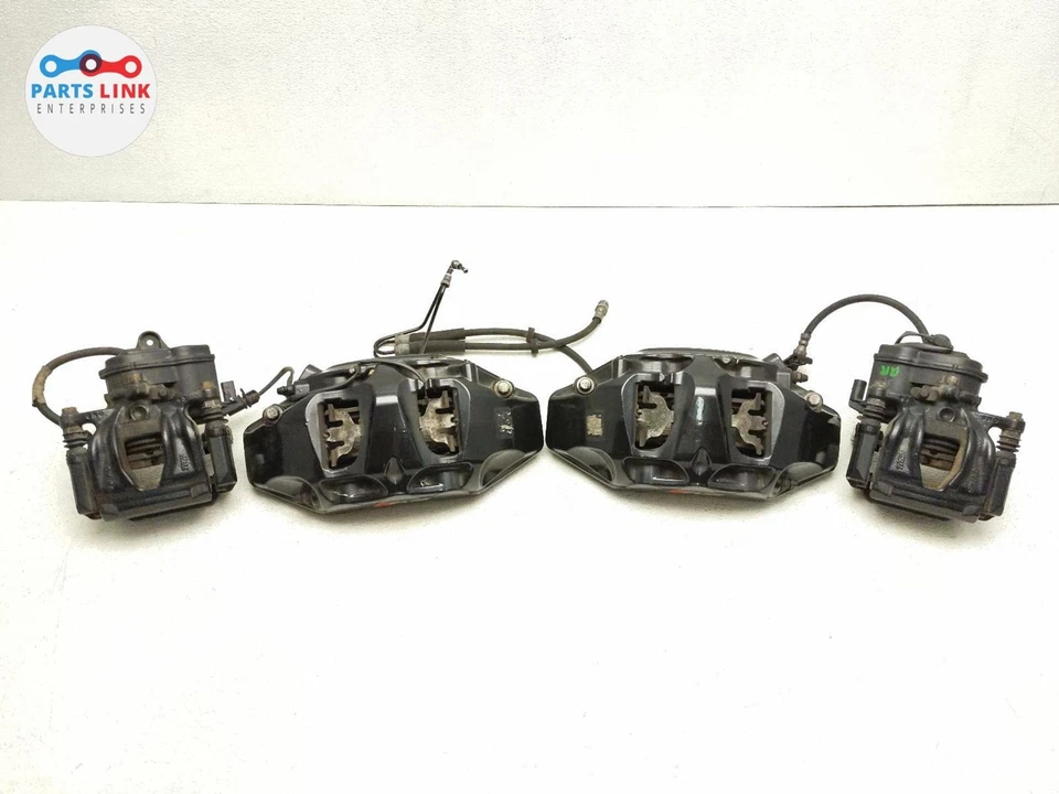 2018-24 AUDI RS5 СУППОРТ ДИСКОВОГО ТОРМОЗА ПЕРЕДНИЙ ЗАДНИЙ ЧЕРНЫЙ НЕКЕРАМИЧЕСКИЙ КОМПЛЕКТ В СБОРЕ B9 - Изображение 2 из 4