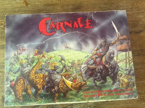 Vintage TSR Carnage Fantasy Miniatures Battle Game
