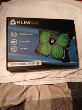 KLIM wind laptop Cooling Pad for Laptop PS5 and PS4, 4 Cooling Fans at 1200 RPM