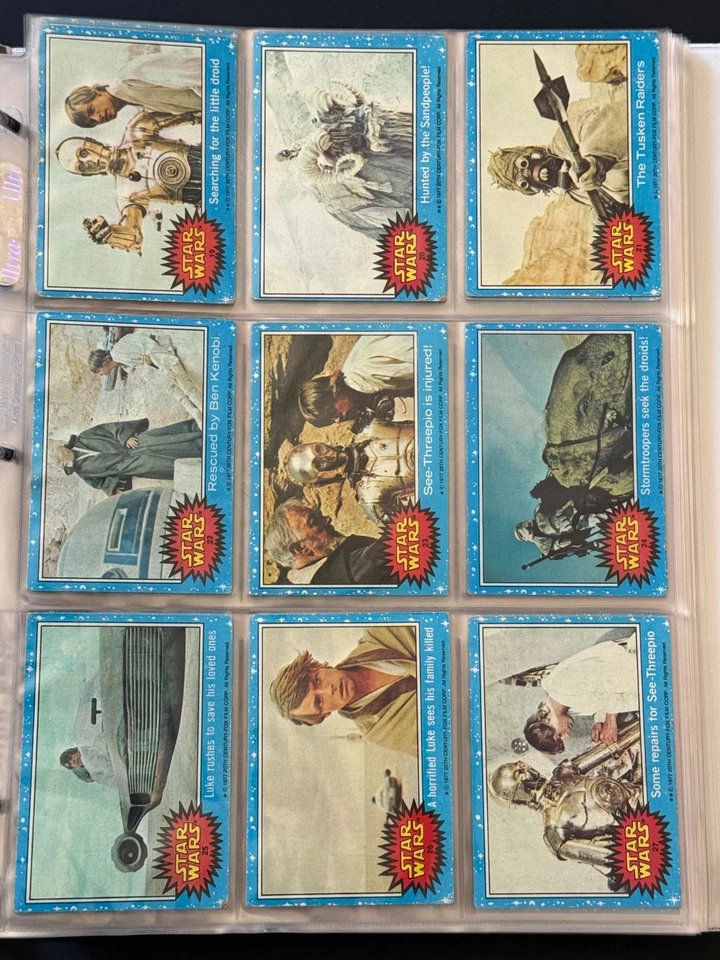 Star Wars Topps Karten Sets Serie 1-3 Komplett & 1. Serie Sticker - Bild 4 von 4