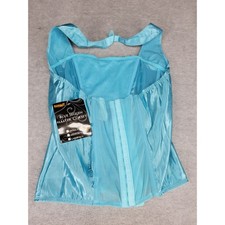Spirit Blue Sequin Halter Corset Top Costume Women Large 10-12