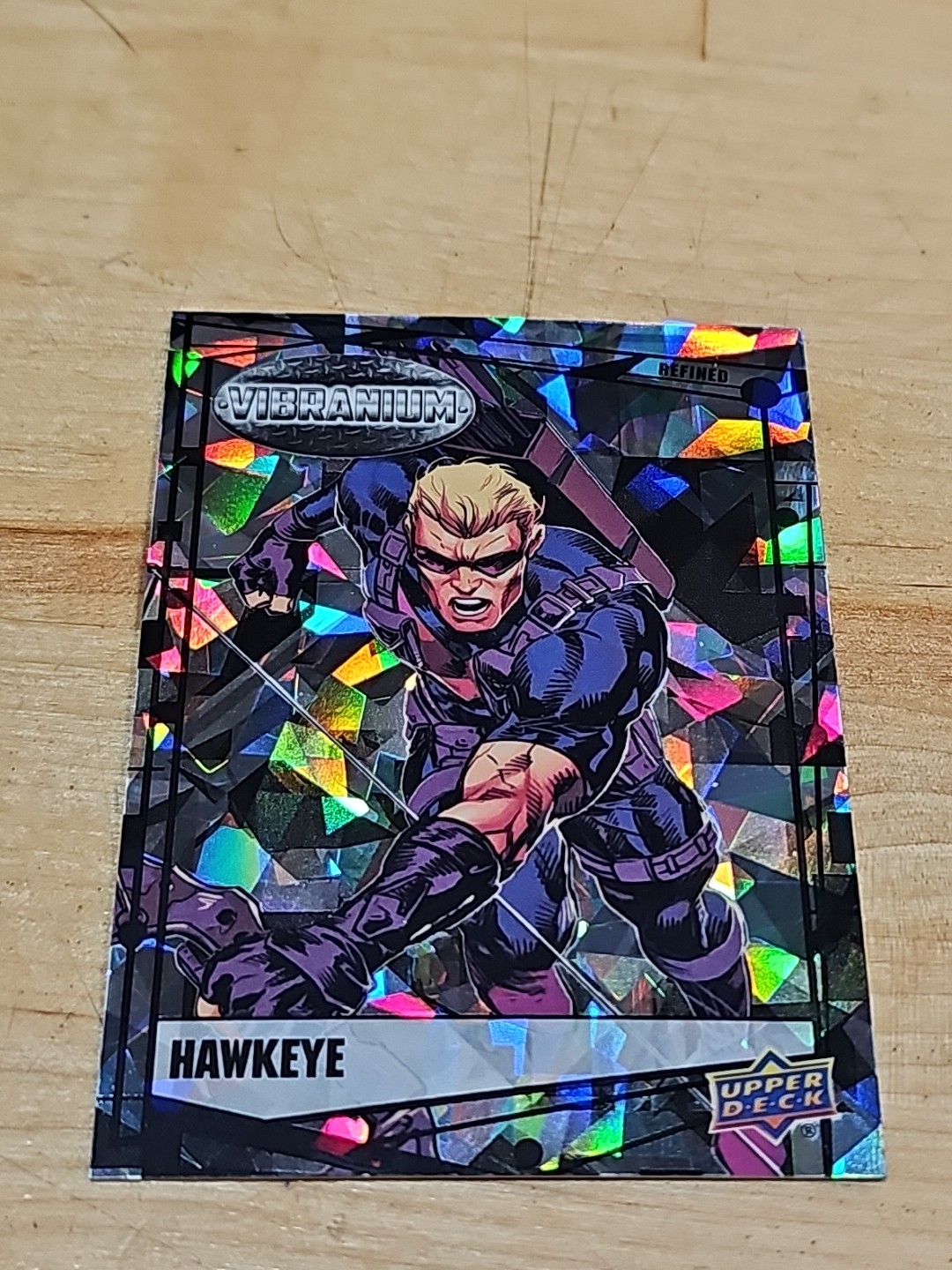 HAWKEYE 2015 UD Marvel Vibranium #76 REFINED Parallel 16/99 Ultra Rare ¿
