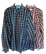 2er Set KEY LARGO Herren Hemd Gr. L kariert, ENGBERS Herren Hemd kariert,wie neu