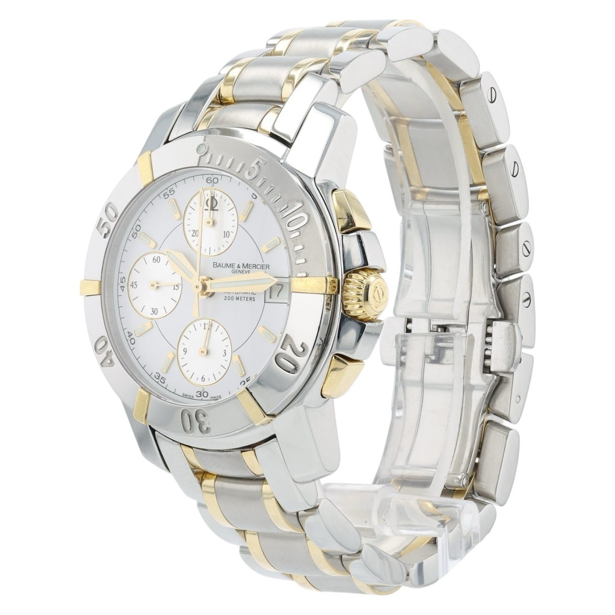 Baume & Mercier Capeland White Men's Watch - 65422 for sale online