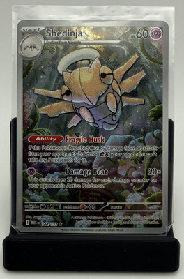Pokemon TCG Shedinja #144/132 Illustration Rare Full Art 2025 Mega Evolution NM