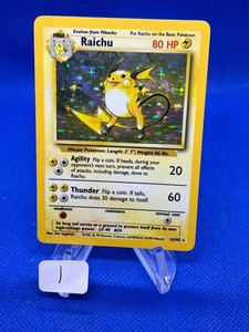 1st Edition Shadowless Raichu | eBay
