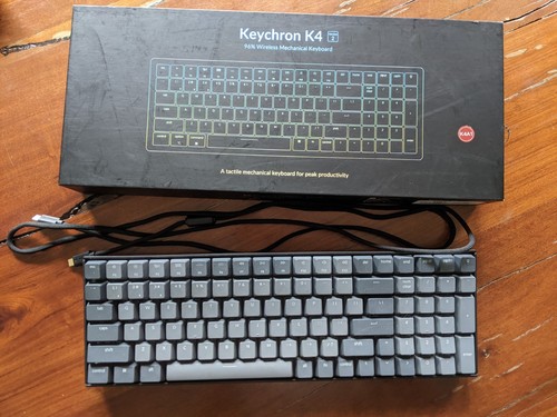 Keychron K4 Gaming, Productivity Mechanical Keyboard Bluetooth/Wired