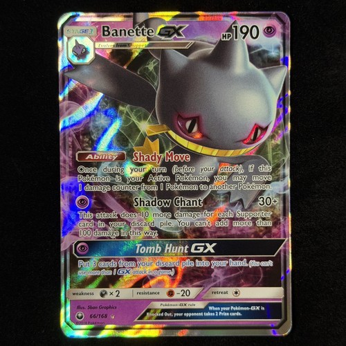 Banette GX 66/168 Celestial Storm Pokemon English Near Mint NM