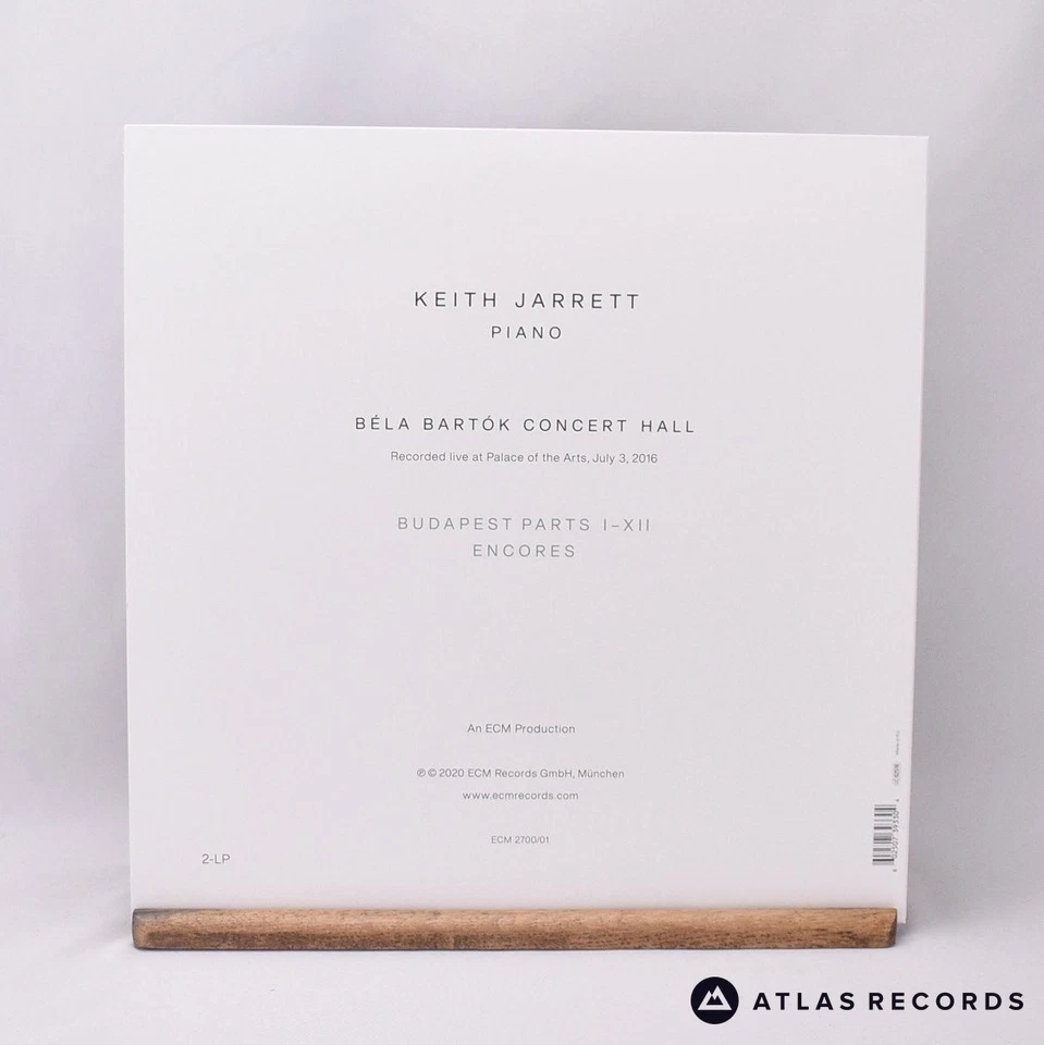 Keith Jarrett Budapest Concert Gatefold Double LP Album Vinyl Record - NM/NM - Image 4 of 4
