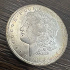 1921 Morgan Silver Dollar - 90% Silver - Philadelphia Mint BU Gold Toner - Lot E