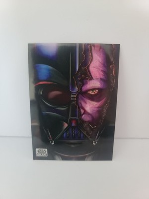 2024 Topps Chrome Star Wars Galaxy #PD-12 Darth Vader vs Obi-Wan Kenobi