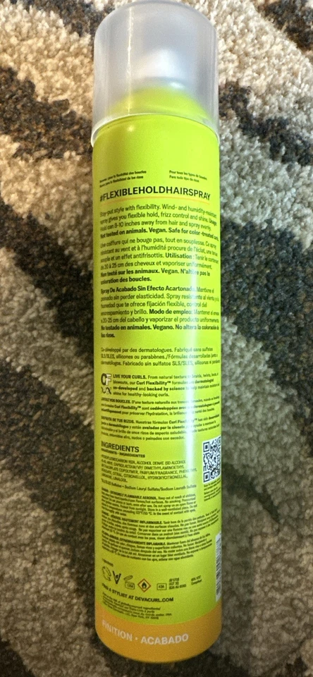 DevaCurl Flexible Hold Hairspray No Crunch Finishing Styler 10 oz - Image 2 of 2