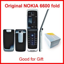 Nokia 6600F original phone Nokia 6600 Fold bluetooth Fm radio cell phone Black