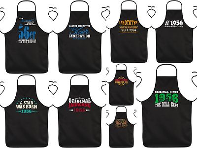Geschenk zum 70.Geburtstag Grillschürze 1956 Kochschürze coole Sprüche 70 Jahre