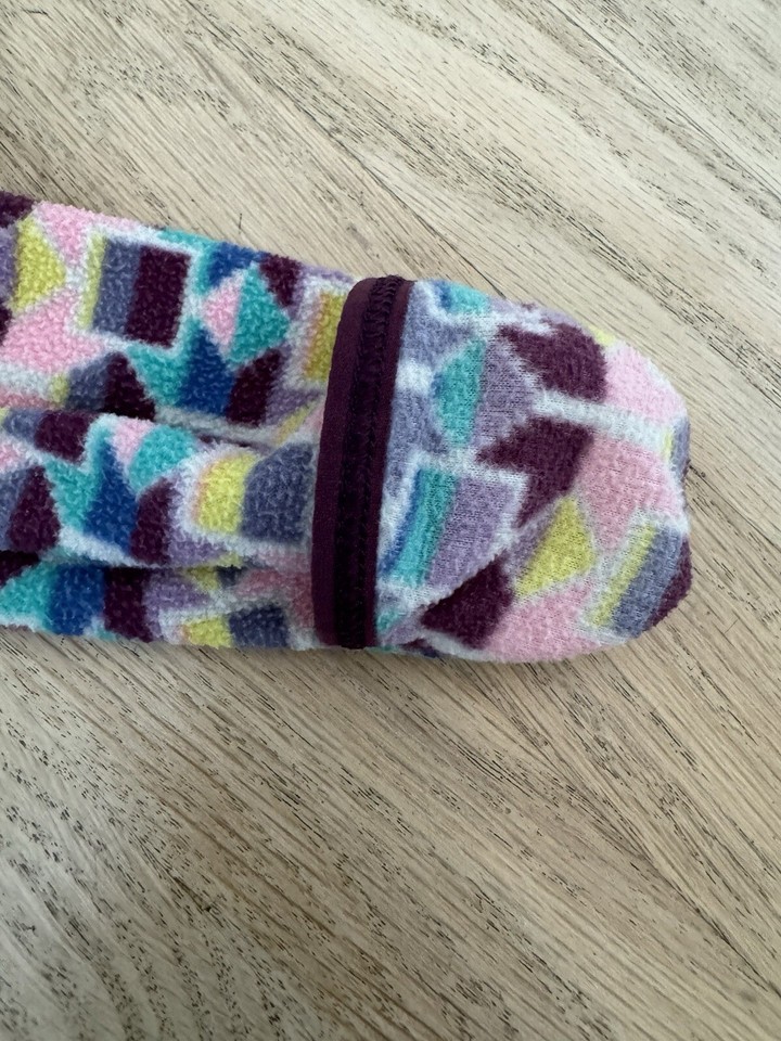 Patagonia Infant Micro D Fleece Bunting Baby Footie Bodysuit Snow 03