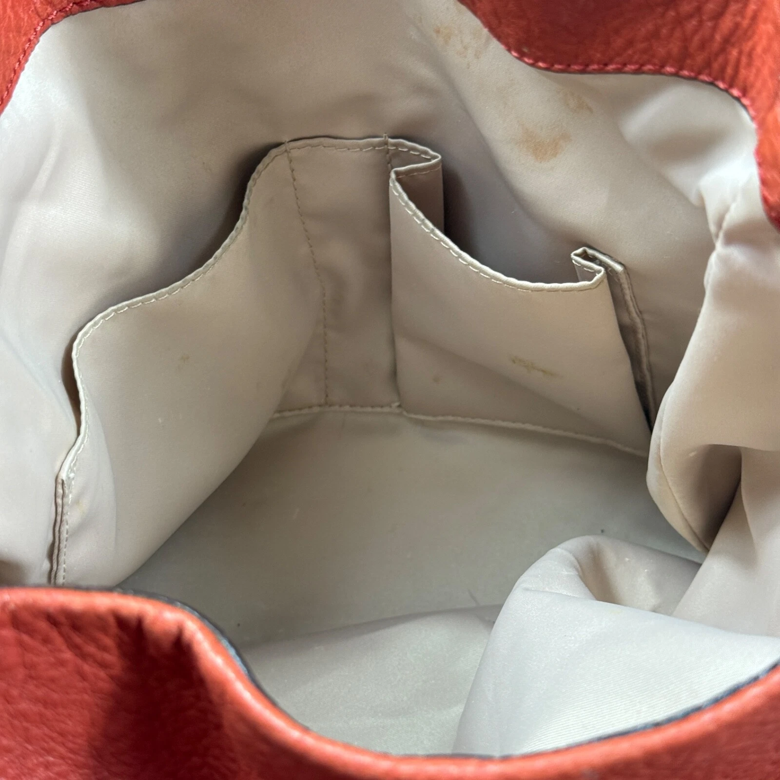 BORSA A TRACOLLA COACH 24621 MADISON PELLE PHOEBE BORSETTA VERMILLION ARANCIONE