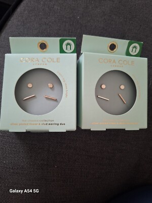 BRANDNEUE OHRRINGE - CORA COLE London. Jede Box x 2 Paar Ohrringe Konvolut 