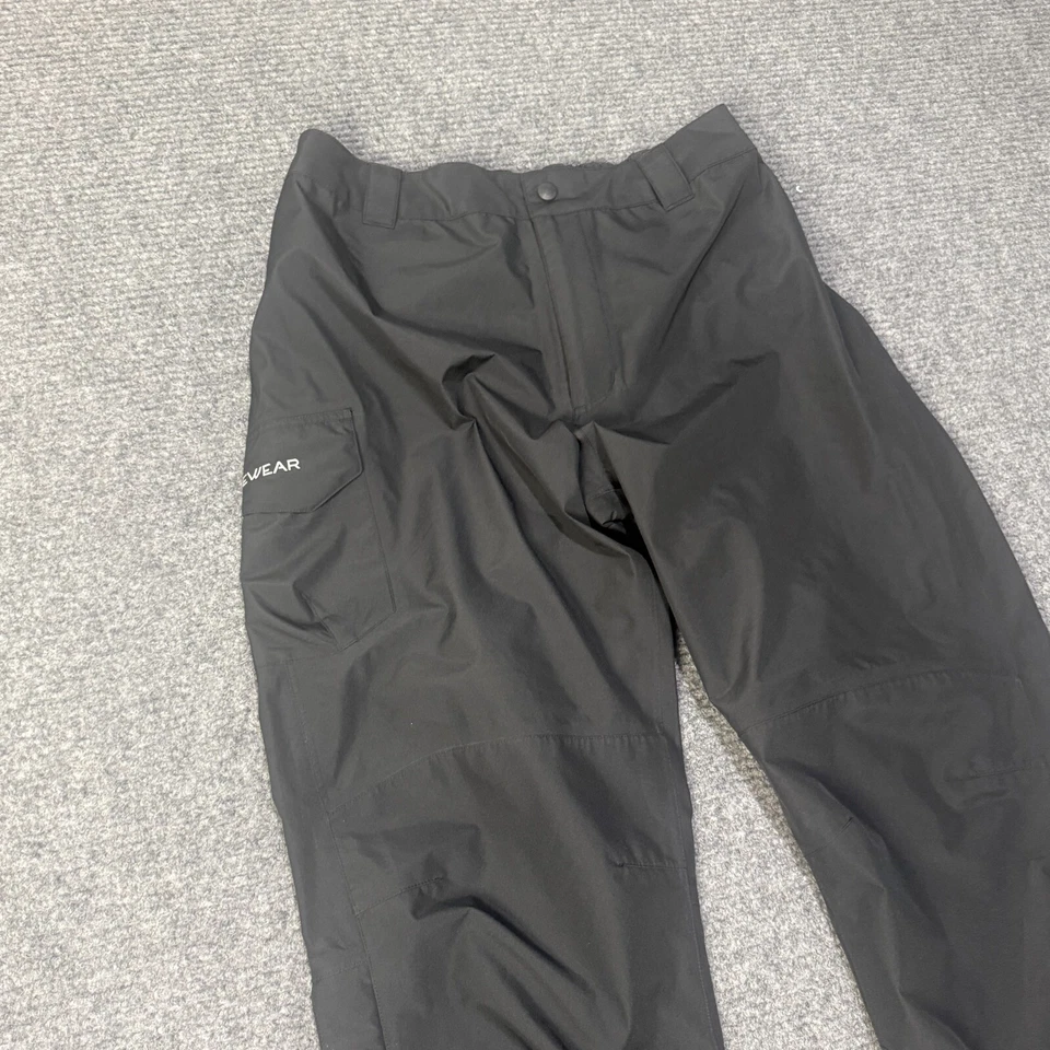 Cabelas Pantalones de Lluvia Para Hombres Medianos Negros Caza Pesca Aire Libre 31" Ropa de Guía Foto 2 de 4