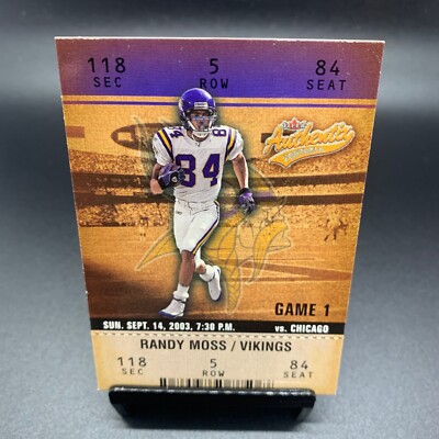 2003 Fleer Authentix Football Veterans *Pick Your Card* B2
